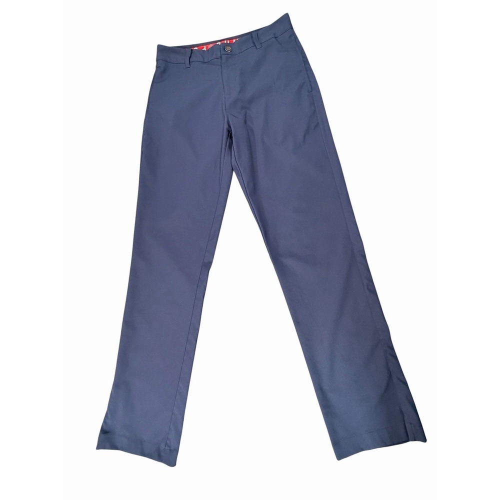 PUMA Golf Pants Mens 28x30 Navy Blue Performance Stretch Flat Front